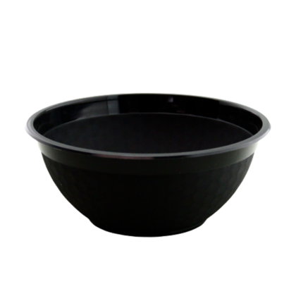 G 1050ML PLASTIC BOWL BLACK (50PCS X 8SLV)