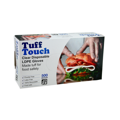LDPE GLOVE CLEAR MEDIUM 500PCS NP