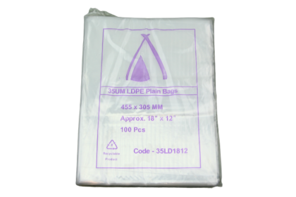 TP 18 X 12 LDPE BAG 35UM (100PCS x 10PACK)