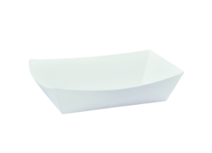 DET FOOD TRAY 4 WHITE (P035S0001) (500PCS/CTN)