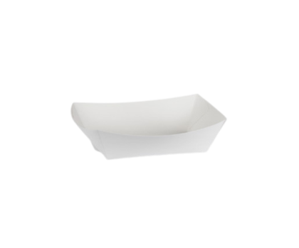 PAC KRAFT FOOD TRAY 2 WHITE (T2) (150PCS X 6SLV)