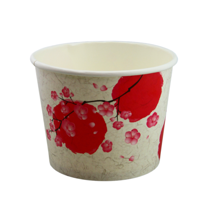 JC 1000ML PAPER BOWL - SAKURA (50PCS X 12SLV)