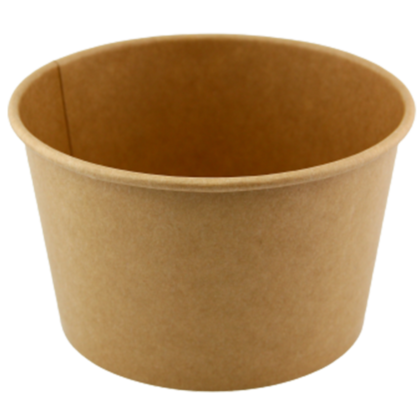 JC 1000ML PAPER BOWL KRAFT (50PCS X 12SLV)