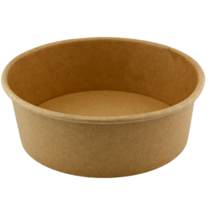 JC 900ML PAPER BOWL KRAFT (50PCS X 12SLV)