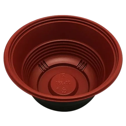 DONBURI BOWL BLACK & RED 550ML (50PCS X 6SLV)