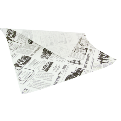SP 1/2 SIZE *NEWSPRINT* GREASEPROOF PAPER 400x330 200SHEETS