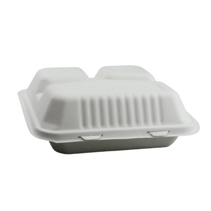 QP 9" CLAMSHELL 3 COMPARTMENT (100PCS X 2SLV)